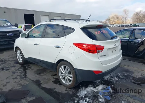 2013 Hyundai Tucson Limited из США, поврежденный, VIN KM8JUCAC2DU579019